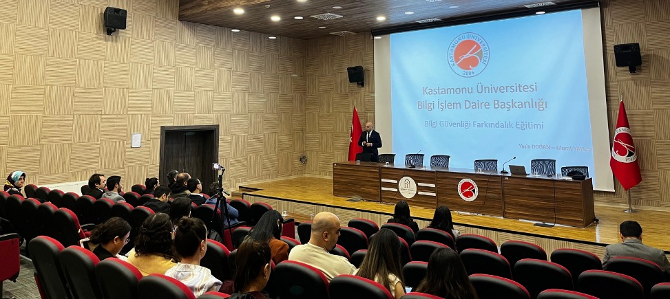 Başkanlığımız  Tarafından Bilgi Güvenliği ve Siber Güvenlik Farkındalık Eğitimi Gerçekleştirildi